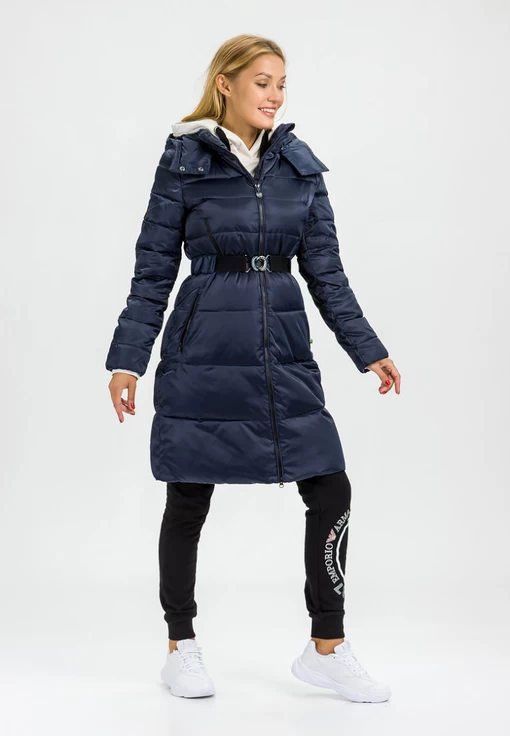 Куртка жіноча спортивна EA7 Emporio Armani Regular Fit темно-синього кольору (6HTL02 TN05Z 1543)