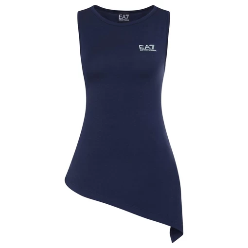 Майка женская темно-синего цвета EA7 Emporio Armani