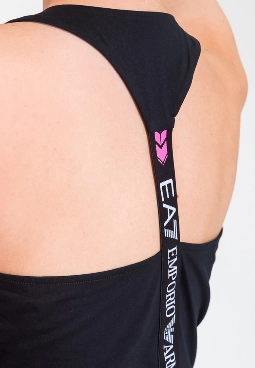Майка жіноча EA7 Emporio Armani чорного кольору (3HTH56 TJ29Z 12)