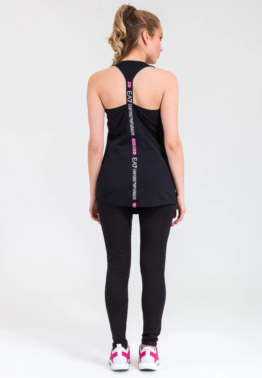 Майка жіноча EA7 Emporio Armani чорного кольору (3HTH56 TJ29Z 12)