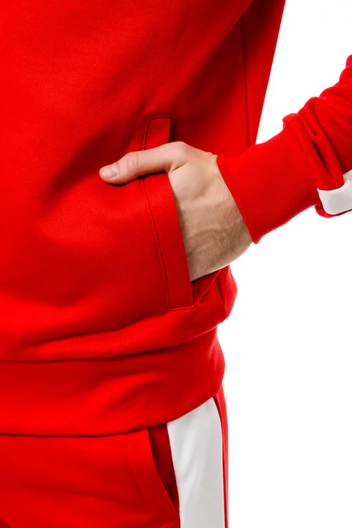 Куртка спортивная Puma Iconic T7 Track Jacket PT красного цвета