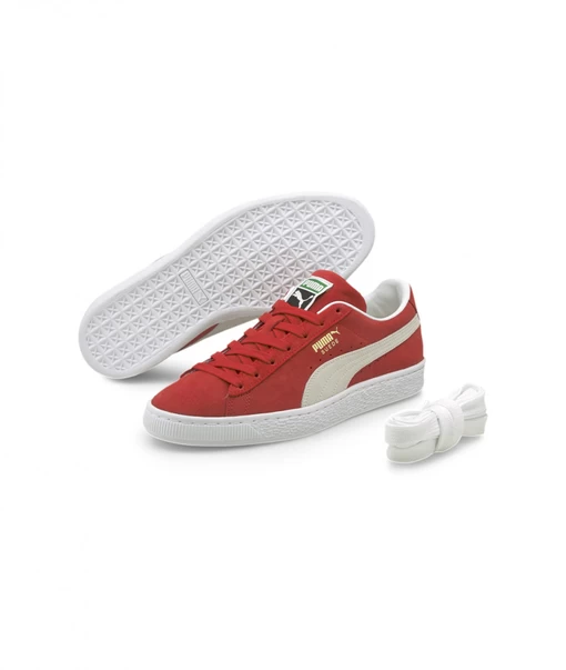 Кроссовки мужские Puma Suede Classic XXI красного цвета