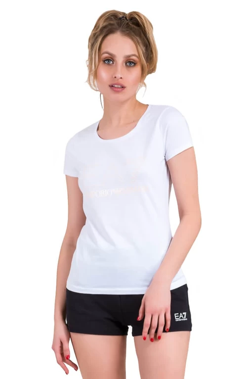 Футболка жіноча з джерсі EA7 Emporio Armani (3HTT01 TJ29Z 11)