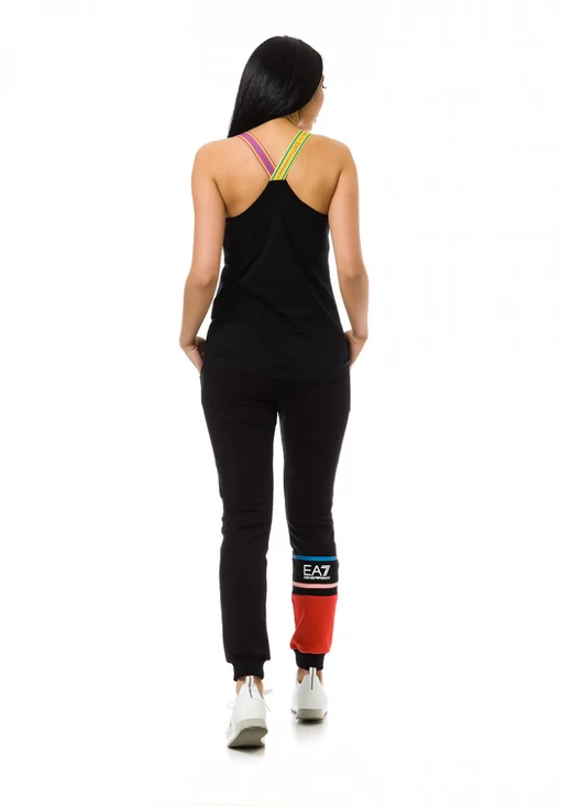 Футболка EA7 Emporio Armani черного цвета (3KTH67 TJ29Z 1200)