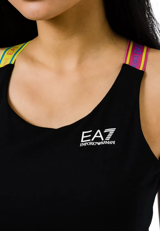 Футболка EA7 Emporio Armani черного цвета (3KTH67 TJ29Z 1200)