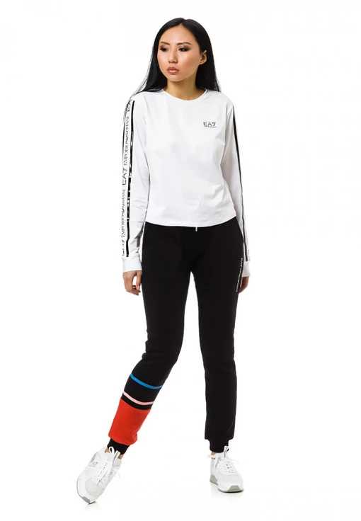 Свитшот EA7 Emporio Armani белого цвета (3KTT20 TJ29Z 0102)