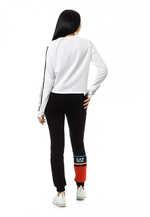 Свитшот EA7 Emporio Armani белого цвета (3KTT20 TJ29Z 0102)