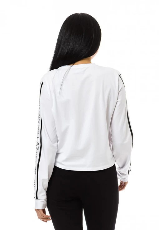 Свитшот EA7 Emporio Armani белого цвета (3KTT20 TJ29Z 0102)