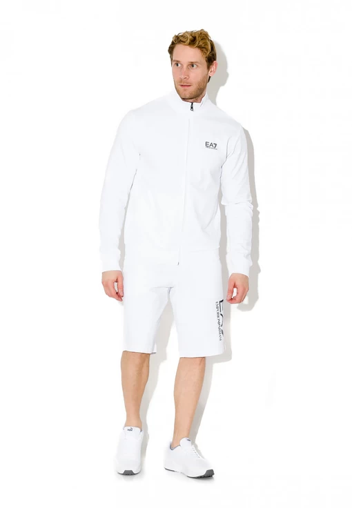Шорты EA7 Emporio Armani белого цвета (3KPS73 PJ05Z 1100)