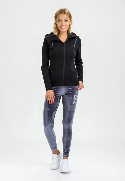 Легінси жіночі спортивні EA7 Emporio Armani сірого кольору