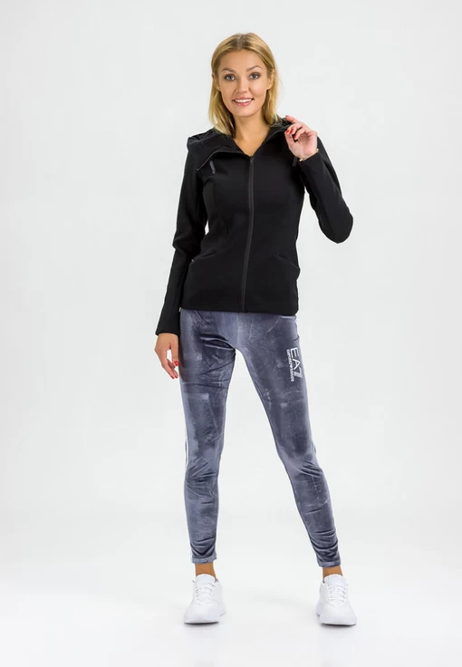 Легінси жіночі спортивні EA7 Emporio Armani сірого кольору