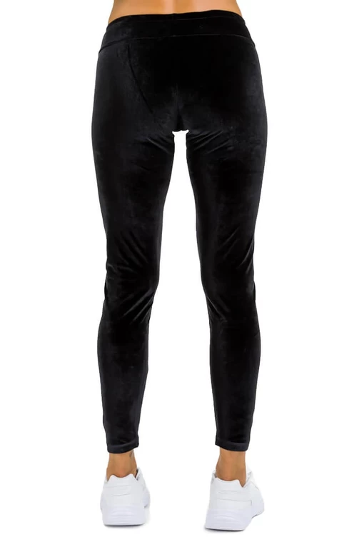 Леггинсы женские спортивные EA7 Emporio Armani черного цвета