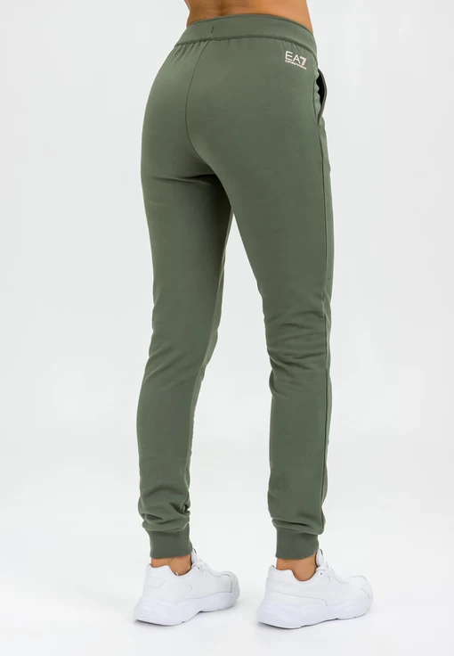 Брюки женские спортивные EA7 Emporio Armani хаки цвета
