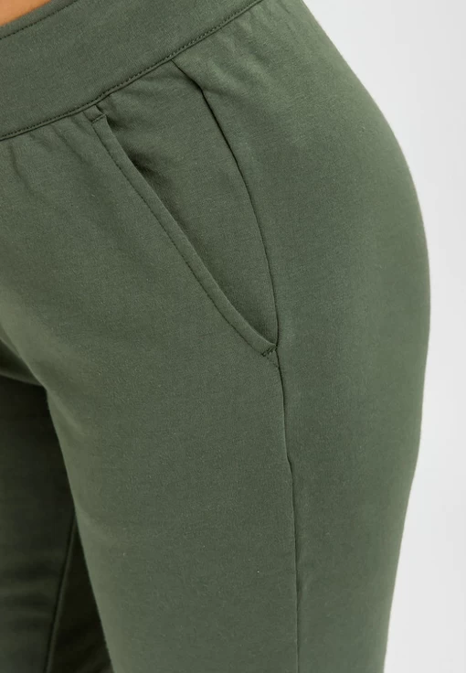 Брюки женские спортивные EA7 Emporio Armani хаки цвета