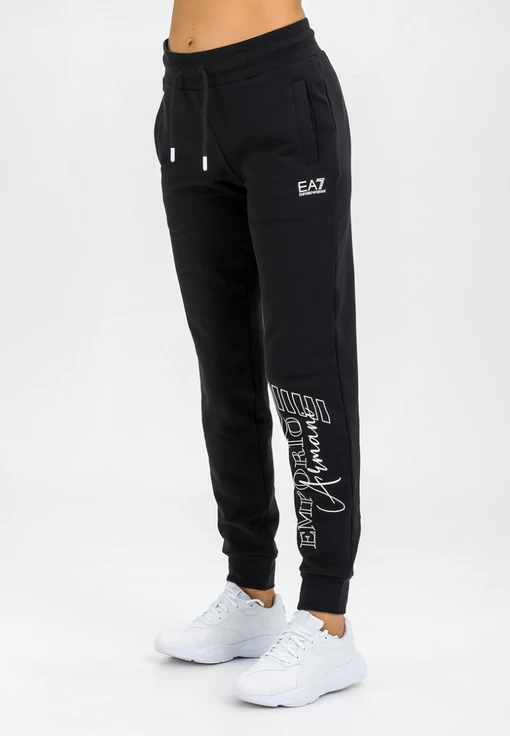 Штани жіночі спортивні EA7 Emporio Armani чорного кольору