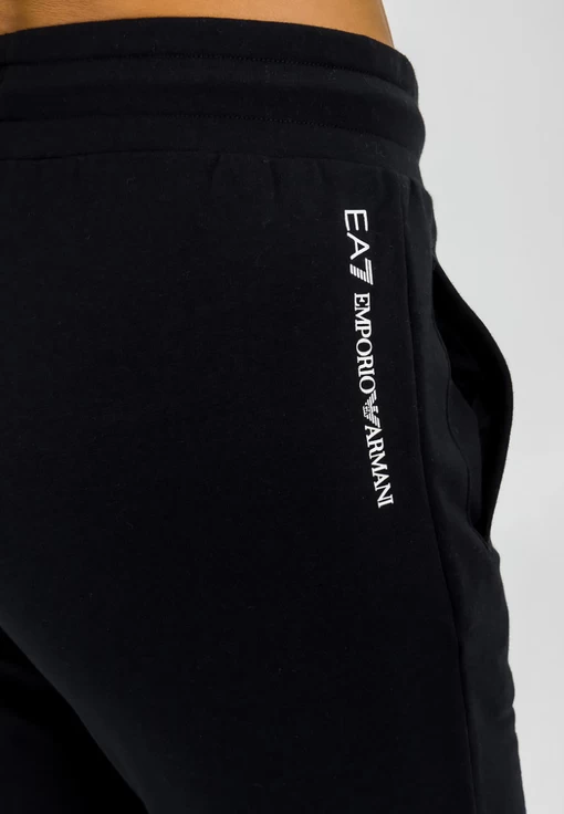 Штани жіночі спортивні EA7 Emporio Armani чорного кольору