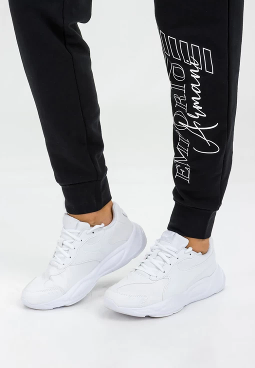 Штани жіночі спортивні EA7 Emporio Armani чорного кольору