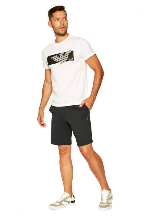 Шорты EA7 Emporio Armani темно-синого цвета