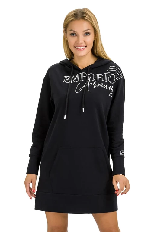 Платье женское EA7 Emporio Armani черного цвета (6HTM14 TJ9FZ 1200)