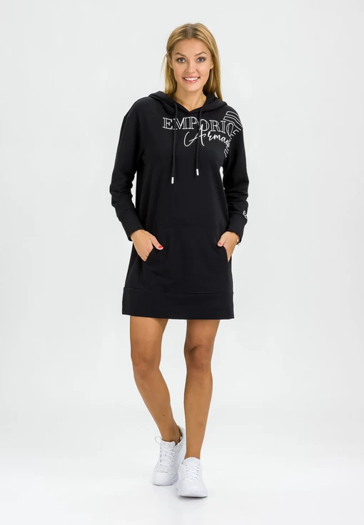Платье женское EA7 Emporio Armani черного цвета (6HTM14 TJ9FZ 1200)
