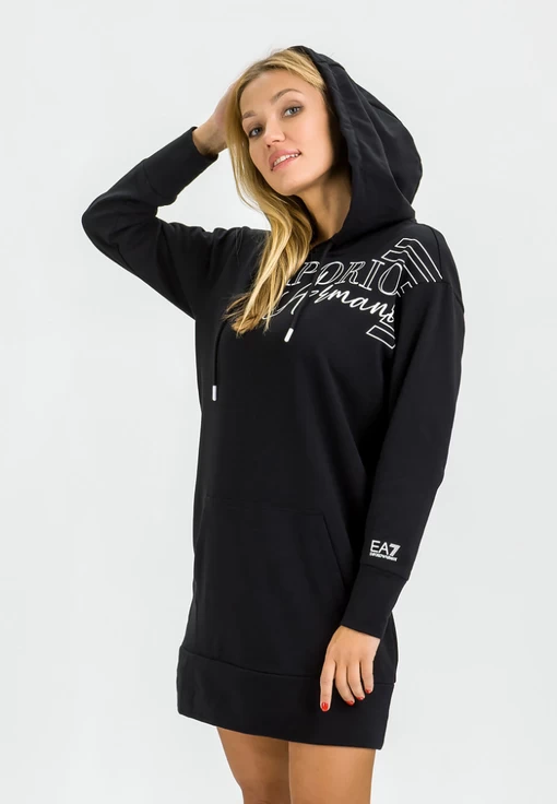 Платье женское EA7 Emporio Armani черного цвета (6HTM14 TJ9FZ 1200)