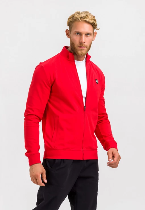 Толстовка спортивна чоловіча EA7 Emporio Armani червоного кольору (8NPMB8 PJ05Z 1450)