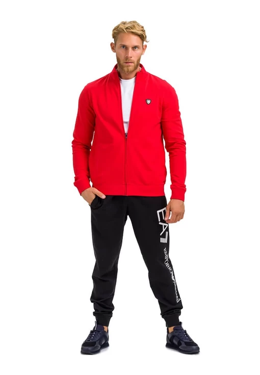 Толстовка спортивна чоловіча EA7 Emporio Armani червоного кольору (8NPMB8 PJ05Z 1450)