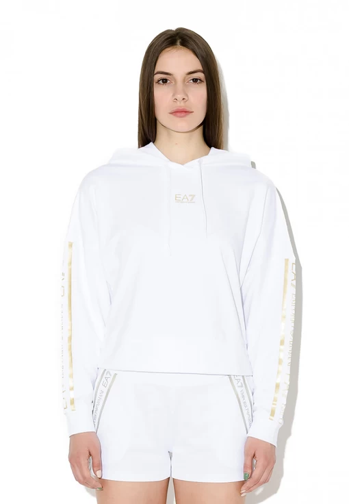 Світшот жіночий EA7 Emporio Armani білого кольору (3KTM15 TJ31Z 0101)