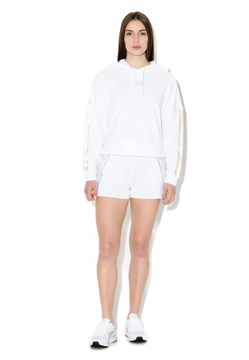 Світшот жіночий EA7 Emporio Armani білого кольору (3KTM15 TJ31Z 0101)