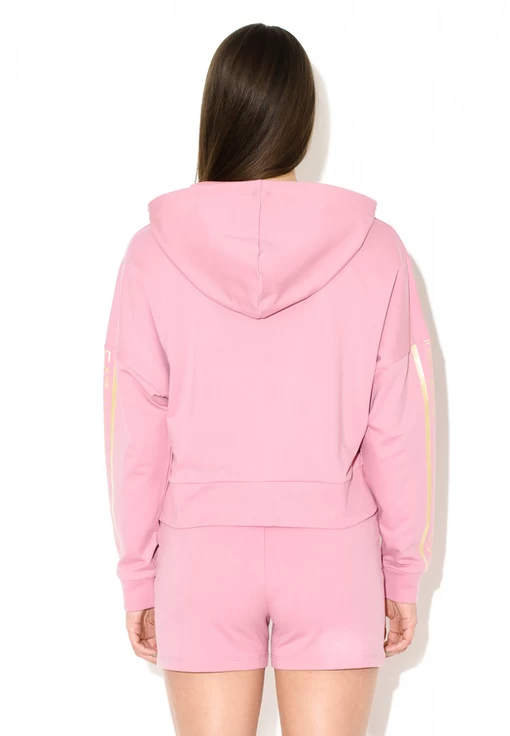 Свитшот женский EA7 Emporio Armani розового цвета