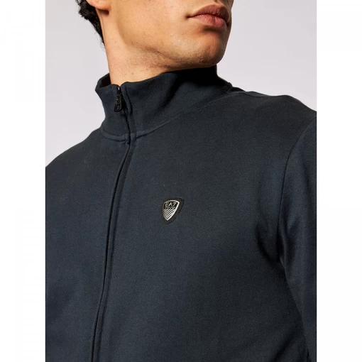 Свитшот EA7 Emporio Armani темно-синого цвета
