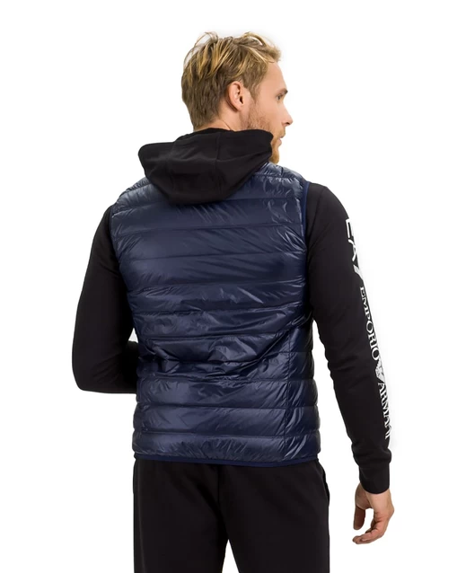 Жилетка чоловіча спортивна EA7 Emporio Armani темно-синього кольору (8NPQ01 PN29Z 1578)