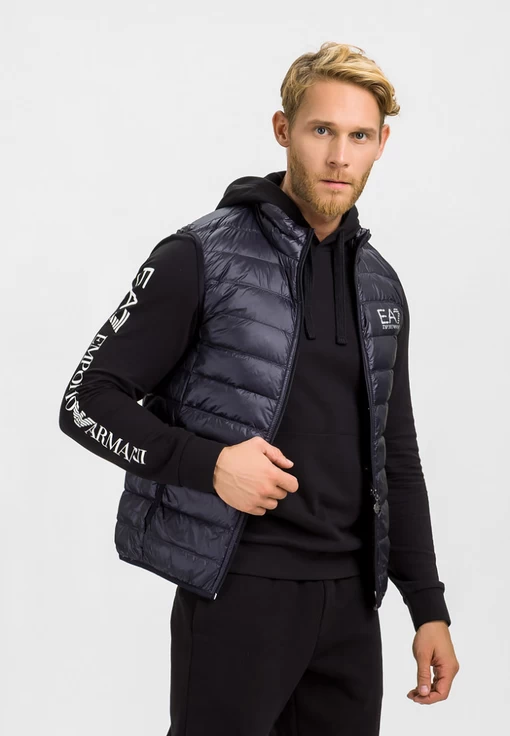 Жилетка чоловіча EA7 Emporio Armani Down Waistcoat чорного кольору (8NPQ01 PN29Z 1200)