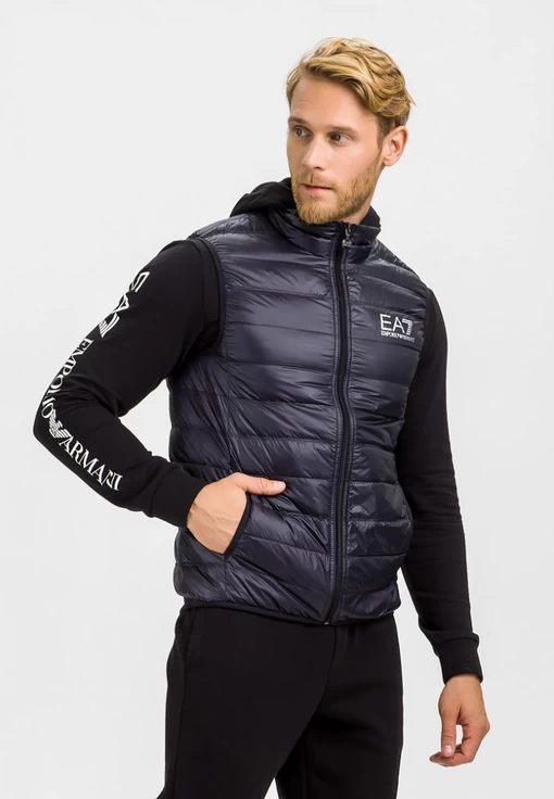 Жилетка чоловіча EA7 Emporio Armani Down Waistcoat чорного кольору (8NPQ01 PN29Z 1200)
