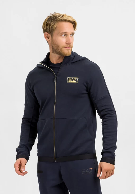 Кофта чоловіча спортивна EA7 Emporio Armani темно-синього кольору (6HPM74 PJF3Z 1578)