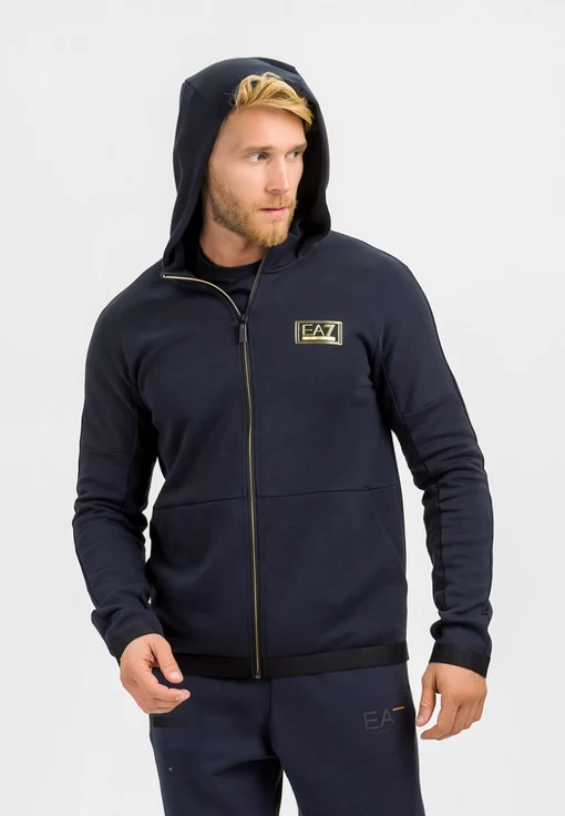 Кофта чоловіча спортивна EA7 Emporio Armani темно-синього кольору (6HPM74 PJF3Z 1578)