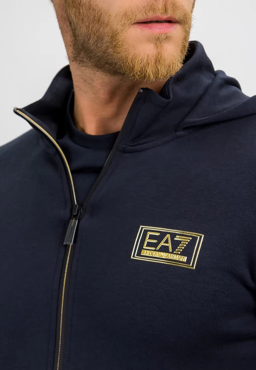 Кофта чоловіча спортивна EA7 Emporio Armani темно-синього кольору (6HPM74 PJF3Z 1578)