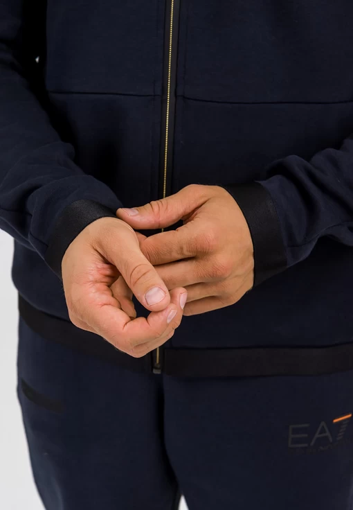 Кофта чоловіча спортивна EA7 Emporio Armani темно-синього кольору (6HPM74 PJF3Z 1578)