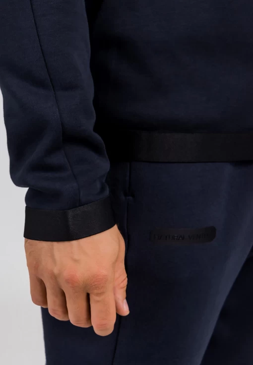 Кофта чоловіча спортивна EA7 Emporio Armani темно-синього кольору (6HPM74 PJF3Z 1578)