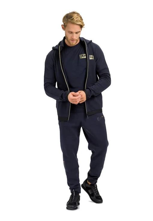Кофта чоловіча спортивна EA7 Emporio Armani темно-синього кольору (6HPM74 PJF3Z 1578)