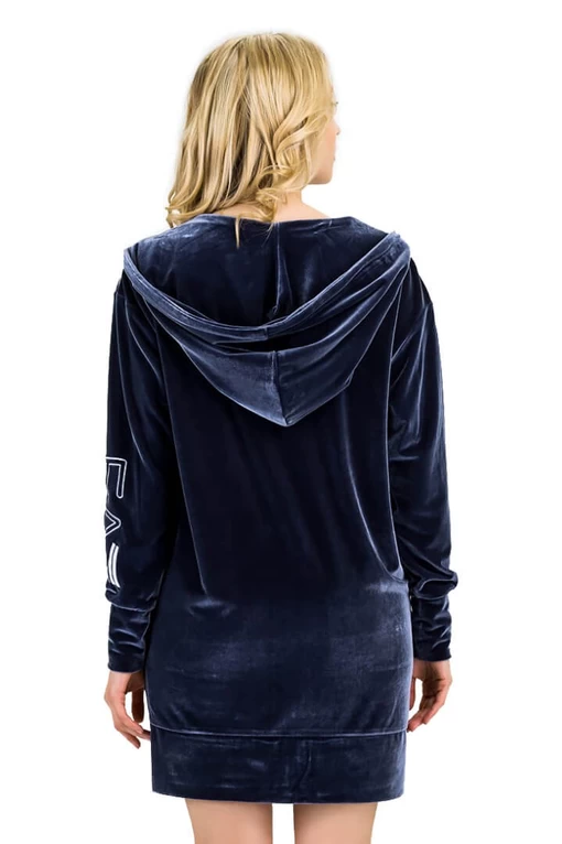 Кофта жіноча спортивна Emporio Armani EA7 темно-синього кольору (6HTM18 TJ4GZ 1543)