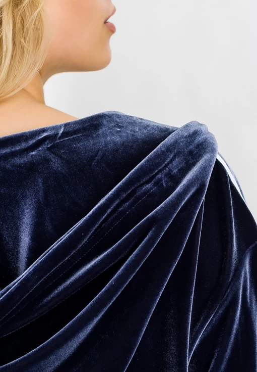 Кофта жіноча спортивна Emporio Armani EA7 темно-синього кольору (6HTM18 TJ4GZ 1543)