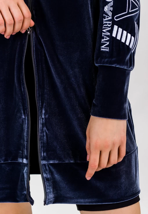 Кофта жіноча спортивна Emporio Armani EA7 темно-синього кольору (6HTM18 TJ4GZ 1543)