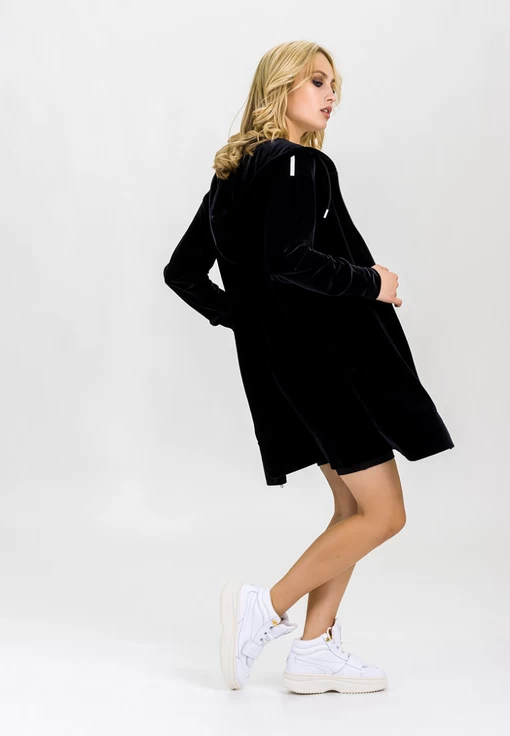 Кофта жіноча спортивна Emporio Armani EA7 чорного кольору (6HTM18 TJ4GZ 1200)