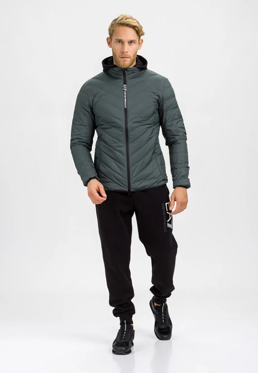 Куртка мужская спортивная EA7 Emporio Armani хаки цвета