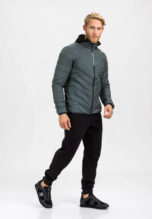Куртка мужская спортивная EA7 Emporio Armani хаки цвета