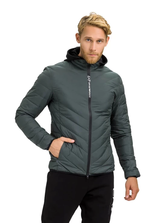 Куртка мужская спортивная EA7 Emporio Armani хаки цвета