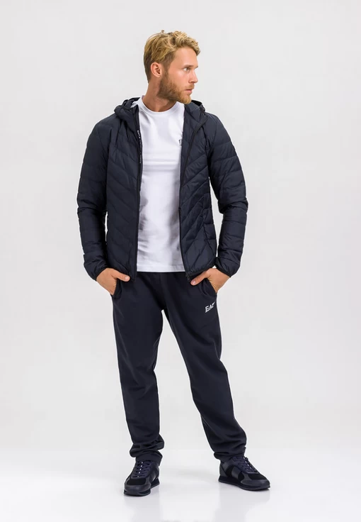 Пуховик мужской EA7 Emporio Armani темно-синего цвета (8NPB07 PNE1Z 1578)