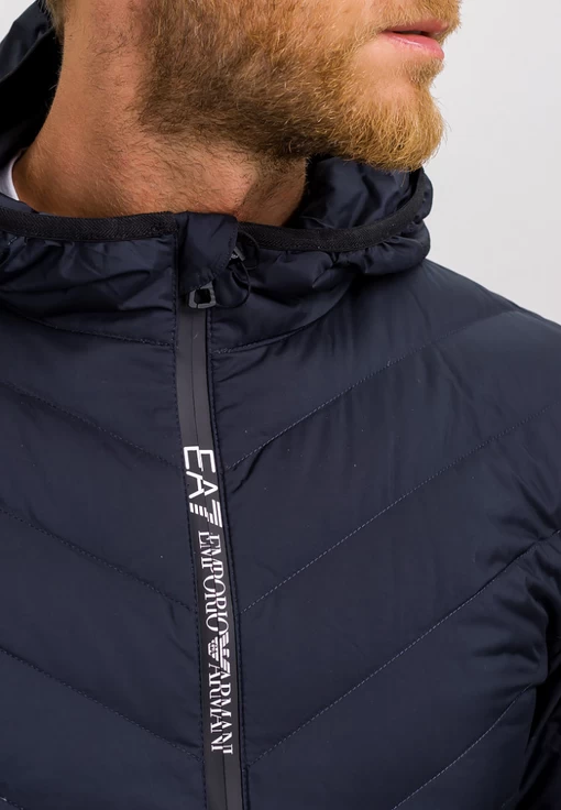 Пуховик мужской EA7 Emporio Armani темно-синего цвета (8NPB07 PNE1Z 1578)