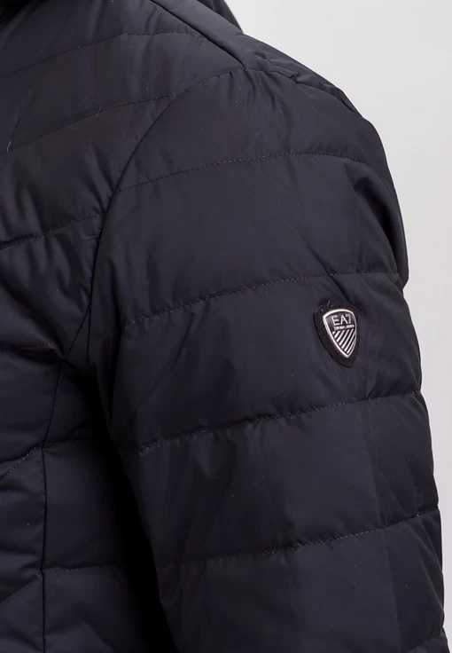 Пуховик мужской EA7 Emporio Armani черного цвета